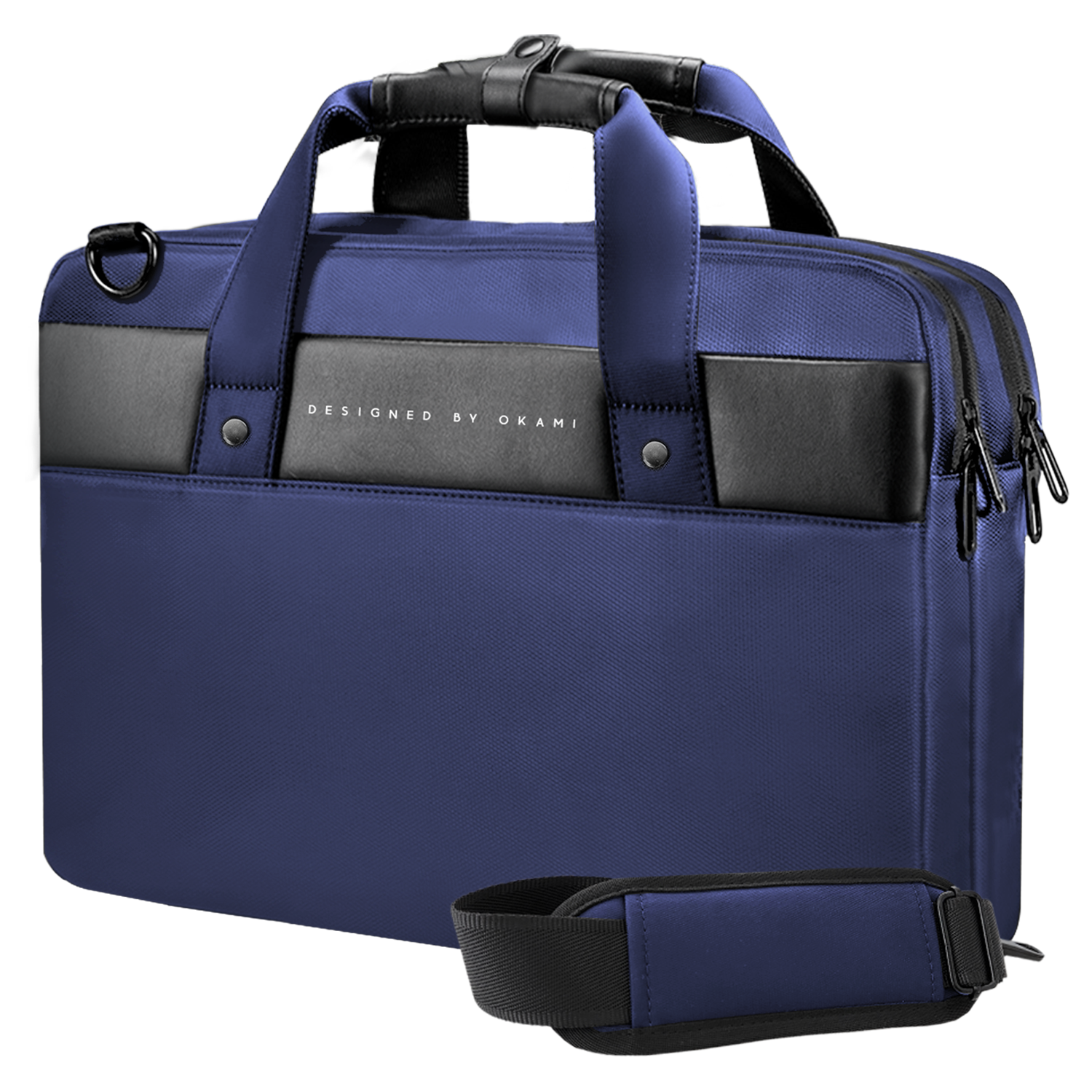 ZenPack Classic Laptop Messenger Bag X Briefcase for Laptops Upto 15.6" with Advance Organizer (Shibuya Blue)