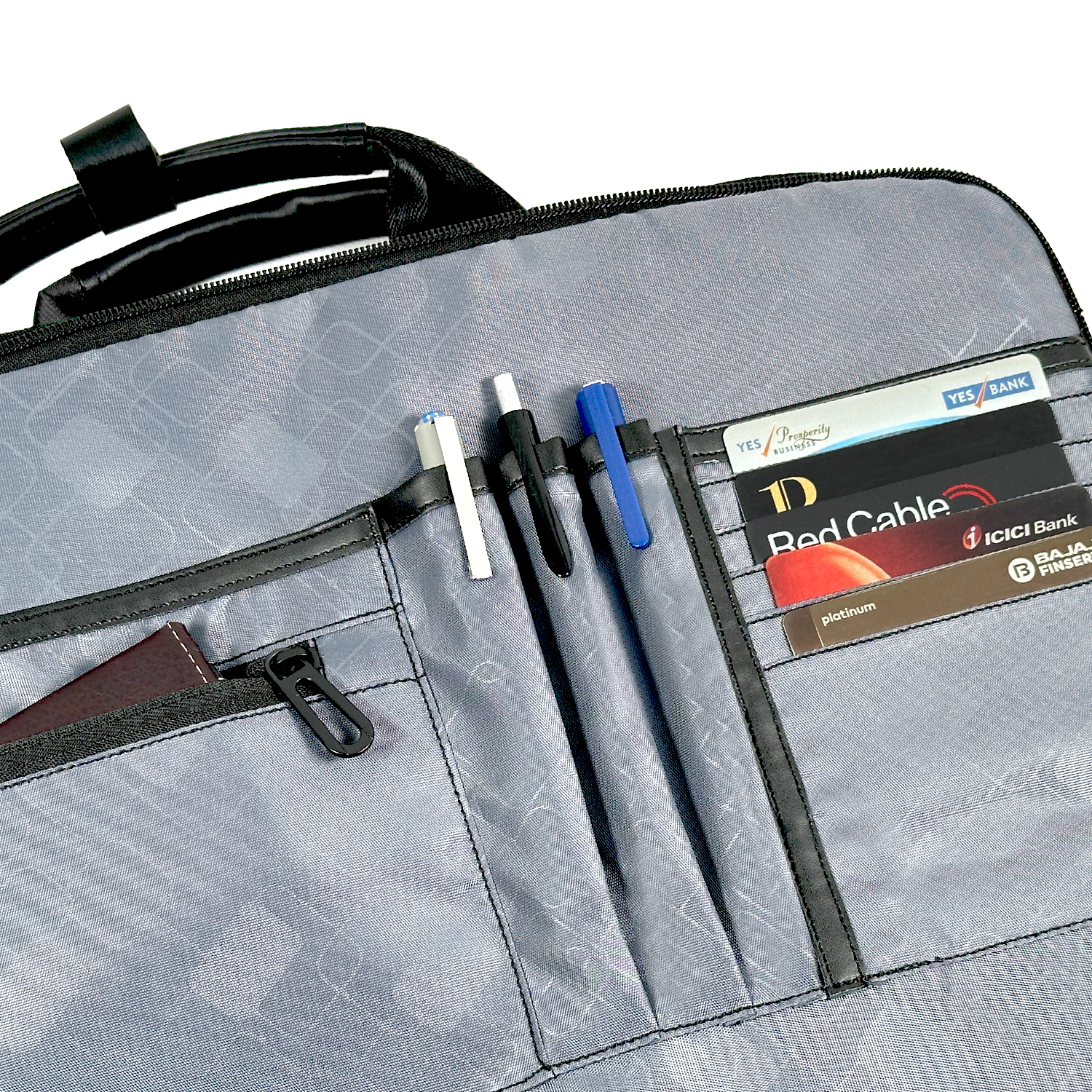 ZenPack Classic Laptop Messenger Bag X Briefcase for Laptops Upto 15.6" with Advance Organizer (Shibuya Blue)